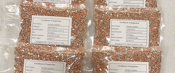 Regular shipment for silver contacts