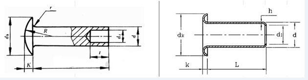 Brass Tubular Rivet specification