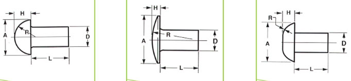 Solid Steel Rivets specification