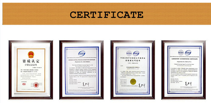 H90 Brass Strip Coil certificate