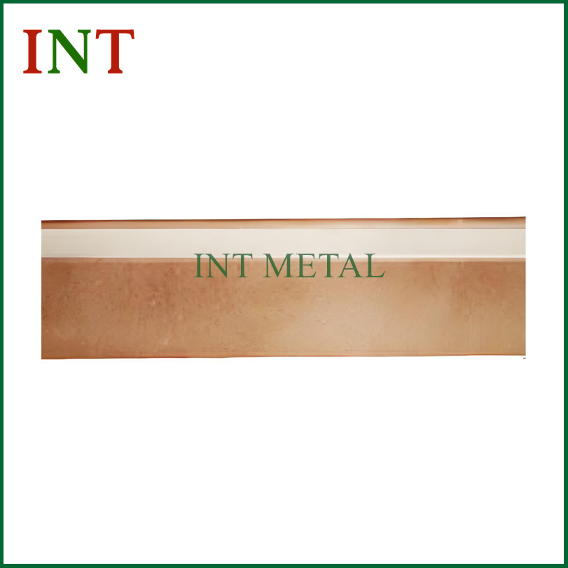 Silver Onlay Bronze Strip